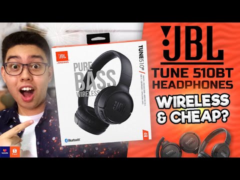 AFFORDABLE WIRELESS HEADPHONES!!! JBL Tune 510BT Wireless Headphones - UNBOXING & REVIEW 2022