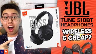 AFFORDABLE WIRELESS HEADPHONES!!! JBL Tune 510BT Wireless Headphones - UNBOXING & REVIEW 2022