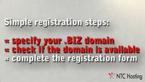 .BIZ Domain Registration/ Transfer with NTC Hosting (HD)