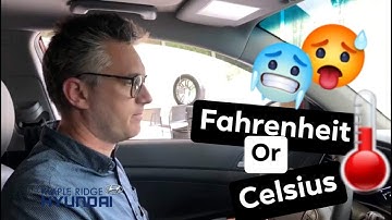 How to- change from Fahrenheit to Celsius | Maple Ridge Hyundai