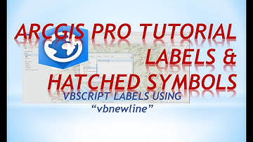 ArcGIS tutorial | Hatched symbols & Vbscript Labels in ArcGIS Pro tutorial