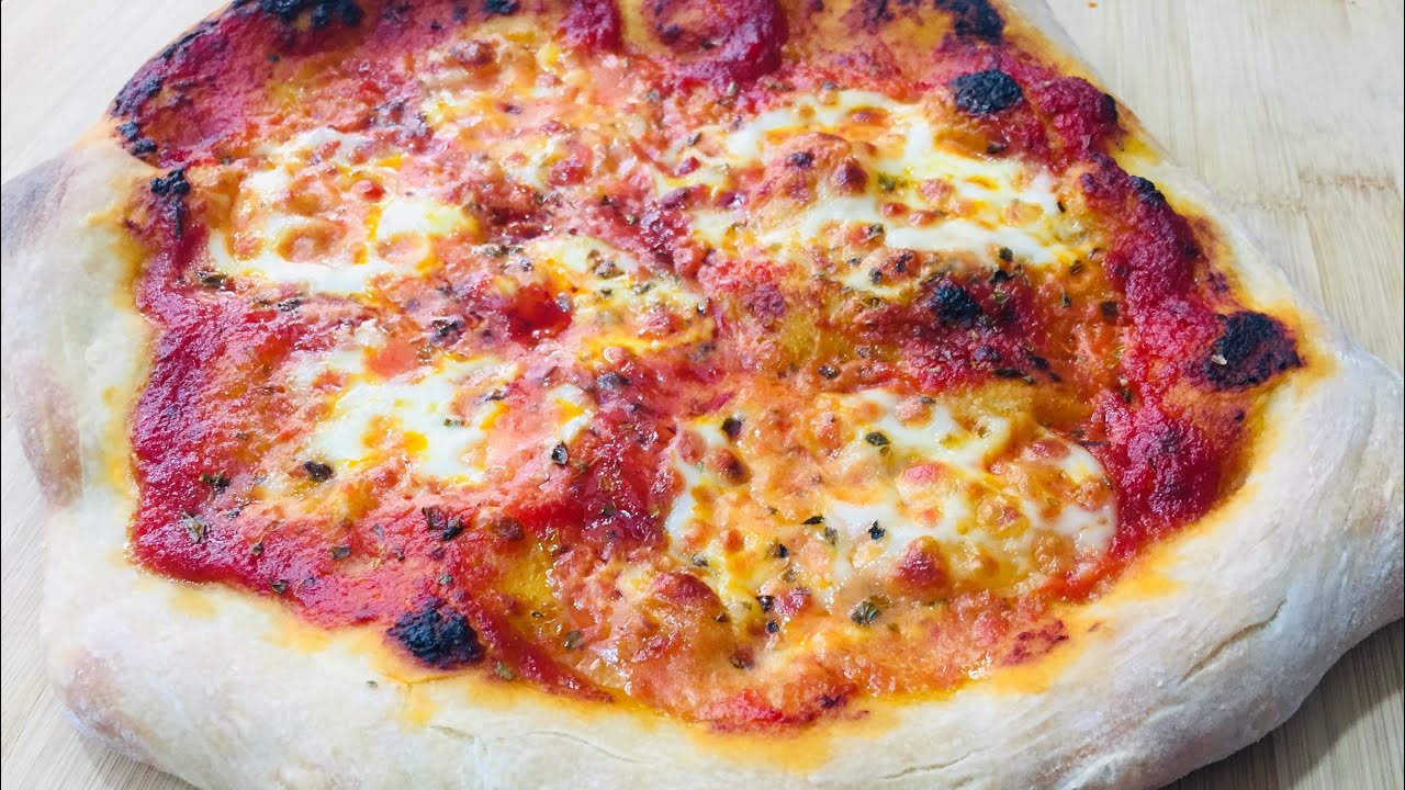La verdadera masa de la Pizza Napolitana! Pizza Margarita riquísima