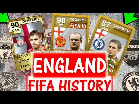 ENGLAND FIFA ULTIMATE TEAM HISTORY!! FT. ROONEY, GERRARD, LAMPARD ETC... (FIFA 10-20)