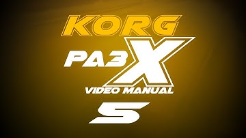 MCI Korg Pa3x Video Manual - Part 5 of 8 ///BG SUBS///