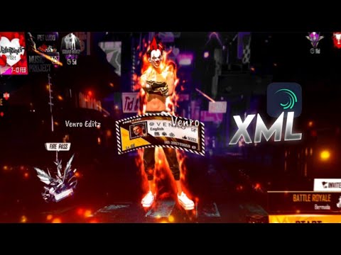 PRESENT ALIGHTMOTION FF 😎📉 || SABER EFFECT🔥 || DIBAWAH 5MB & XML || Venro Editz #xml