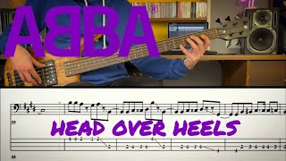 ABBA - Head Over Heels /// Bass Line Cover [Play Along Tab]