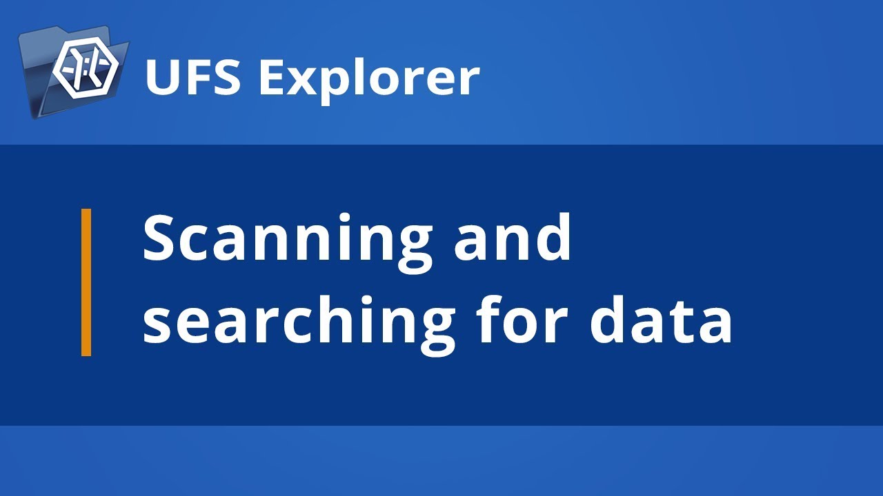 UFS Explorer manual: Scanning the drives before recovery [SysDev Laboratories]