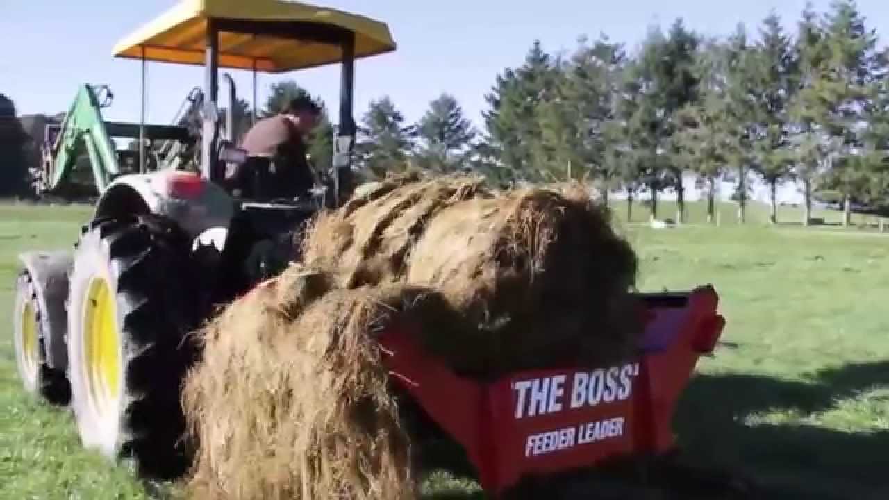 The BOSS Bale Feeder by Feeder Leader YouTube