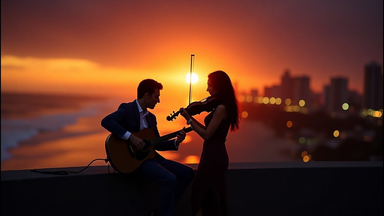 🎬 Los Angeles Guitar & Violin Together | Romantic Instrumental Fusion ...