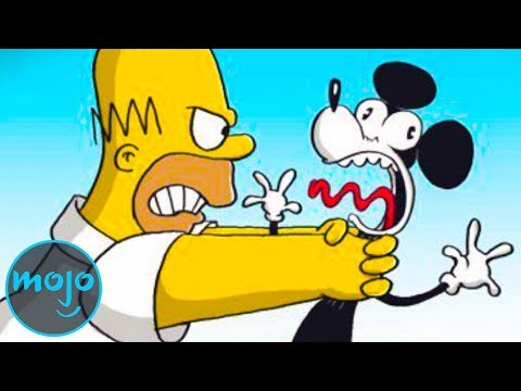 top-10-times-the-simpsons-made-fun-of-disney