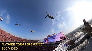 49ers flyover 360 video. 24 December 2022