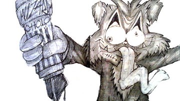 Lets Draw  a Crazy CAT Character By WIZARD