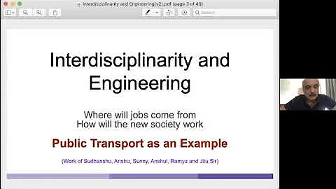 [Keynote Talk: Milind Sohoni] Interdisciplinar...  and Engineering The Road Ahead