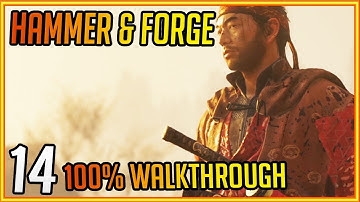 Hammer and Forge - Main Tale (HARD) GHOST OF TSUSHIMA 100% WALKTHROUGH PLATINUM TROPHY #14