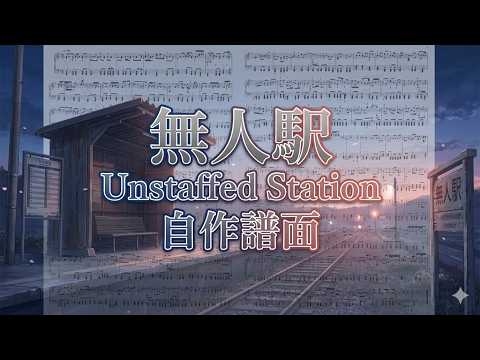 無人駅　Unstaffed Station　自作譜面 (Piano Cover)(n-buna)