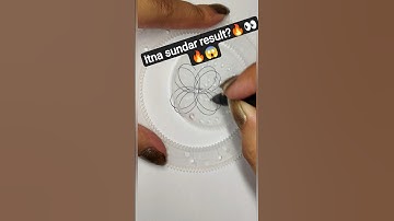 ✍️☸️Spirograph 6 #art #spirograph #viral #trending #satisfying #drawing