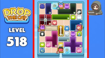 Drop The Cat level 518 solution