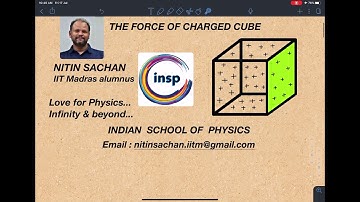 JEE ADVANCED : THE FORCE OF CHARGED CUBE [ TRICK OF ELECTRIC FLUX ]