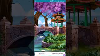 How to install Magic Garden Live Wallpaper in Mobile Phone screenshot 1