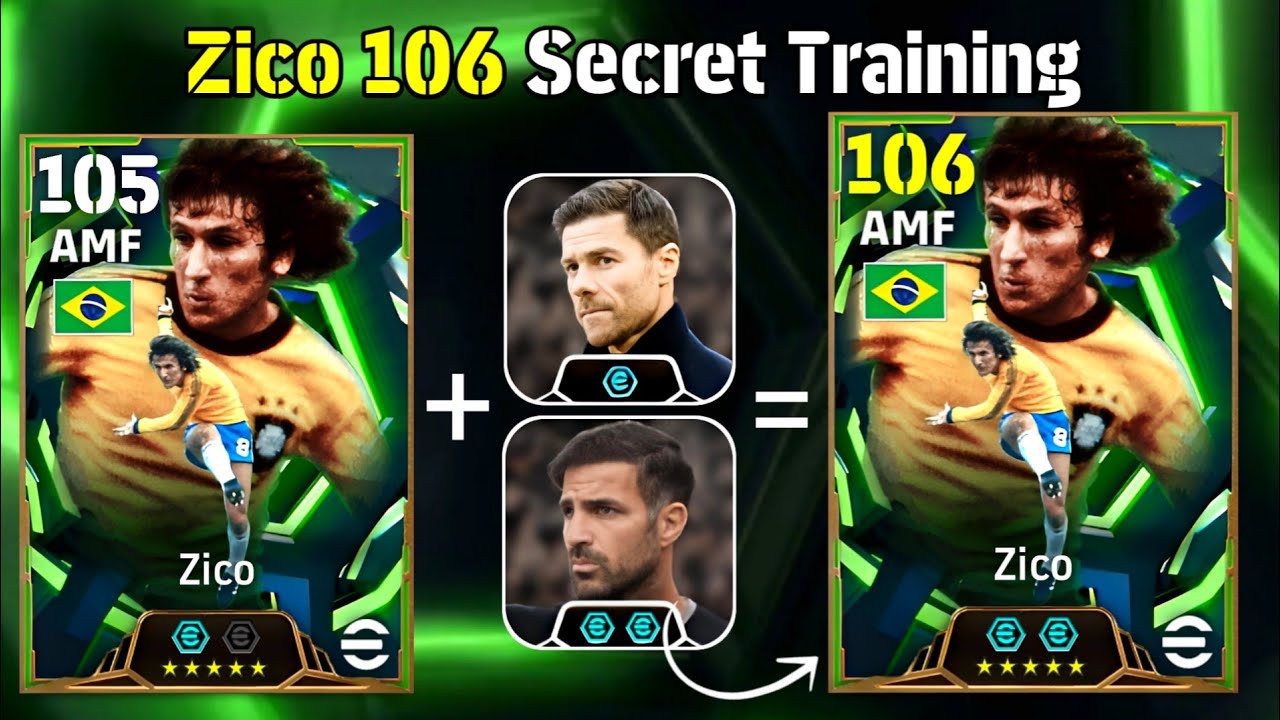 Zico 106 Rated Training efootball 2026✨|| How To Train 106 Zico 106 efootball 2026