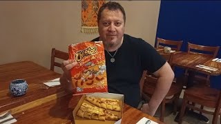 Cheetos Flamn Hot Turkish Pide Taste Test At Taste Of Istanbul Restaurant
