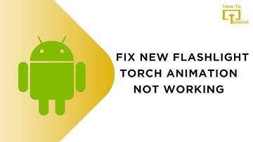 How to Fix New Flashlight Torch Animation Not Working