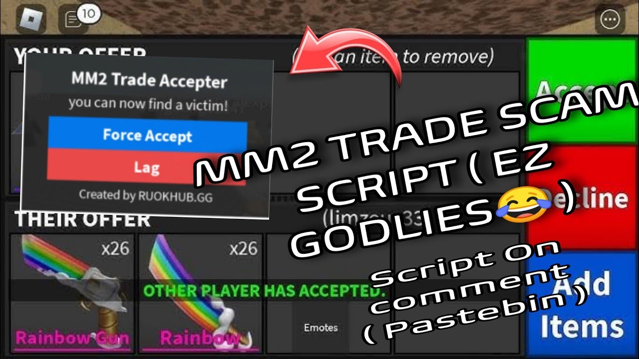 Mm2 Delta Script *OP* NEW MM2 TRADE SCAM SCRIPT🔥 EZ GODLIES!🤯 | FLUXUS,APPLEWARE,ARCEUS ...