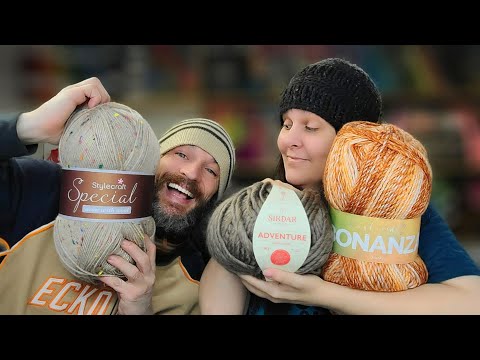 Yarn Unboxing | Wool Warehouse Yarns Unboxing with Mr. BOD (Mr. Bag-O-Day)