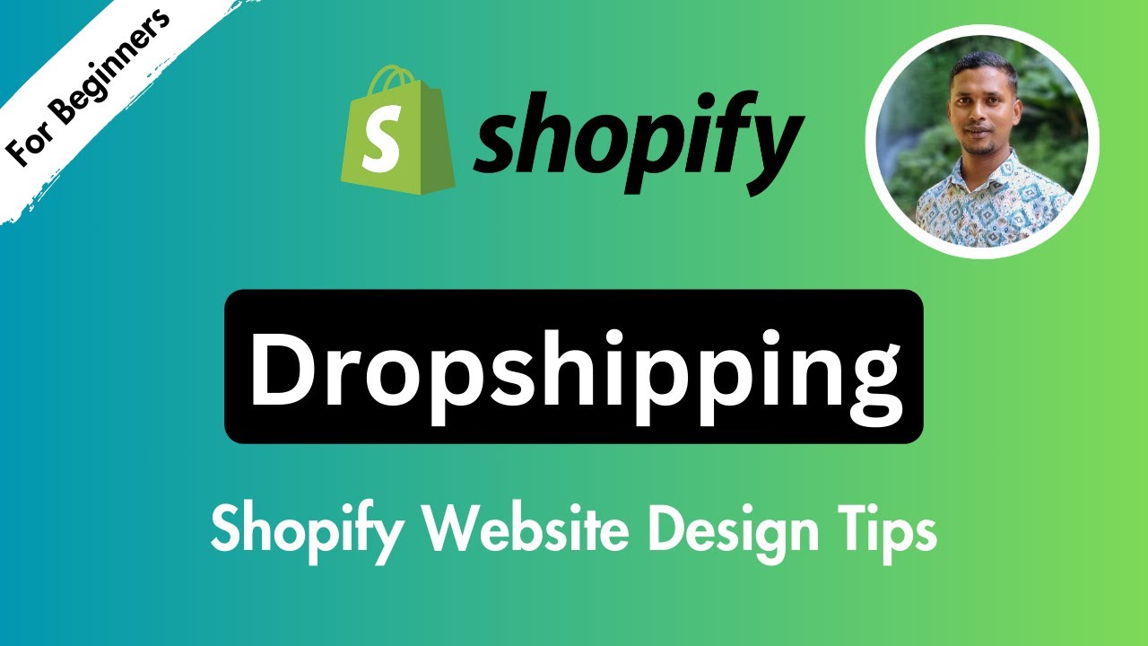 Shopify Website Design Tips for Dropshipping Shopify Store Design - YouTube