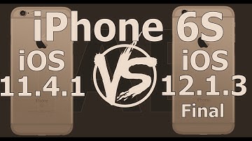 Retro iPhone 6S Speed Test : iOS 11.4.1 vs iOS 12.1.3 Final