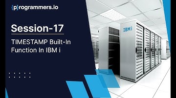 TIMESTAMP Built-In Function In IBM i