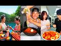 🔥 Rock Paper Scissors Food Challenge! Winner Gets the BEST Food 🍔 #FoodChallenge #Mukbang #fyp #usa
