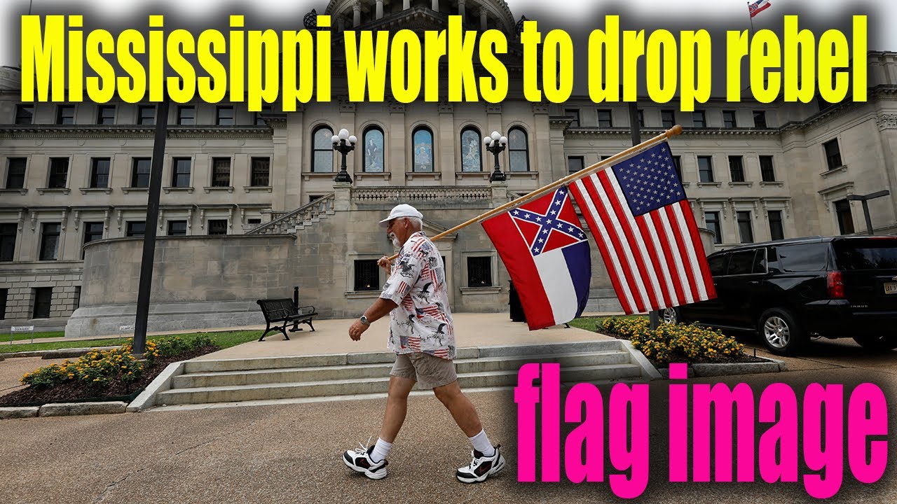 Mississippi works to drop rebel flag image| Mississippi flag