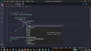 How to use DOCX.js and how to create a simple document with DOCX.js