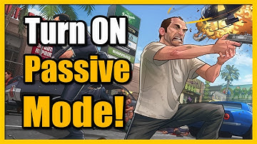 How to TURN ON or OFF Passive Mode So your Not Attacked in GTA 5 Online PS5, Xbox, PC