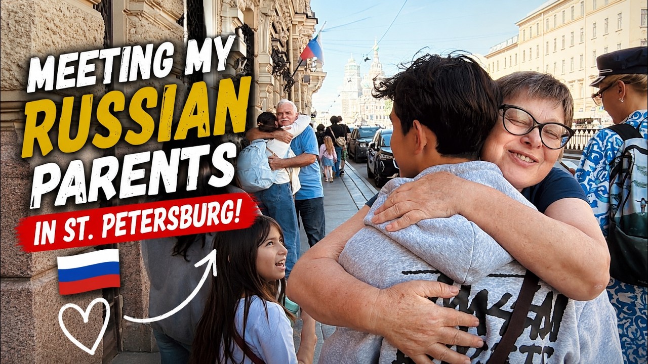 Finally Reunited!❤️ Meeting my Russian Parents in St. Petersburg