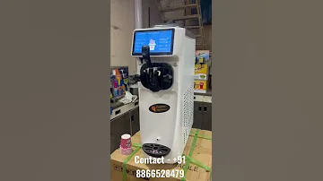 Softy Ice Cream Machine Single Flavours Ice Cream Machine Soft Serve Ice Cream Icecreammaker 