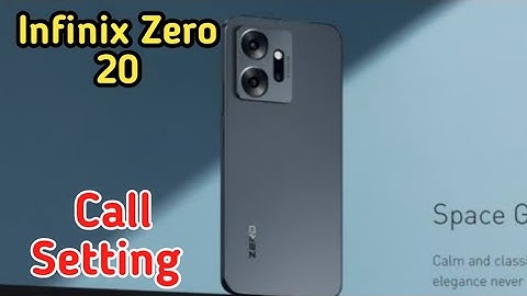 Infinix Zero 20 , Smart Call Feature , Smart Call Setting In Infinix Zero 20 ,