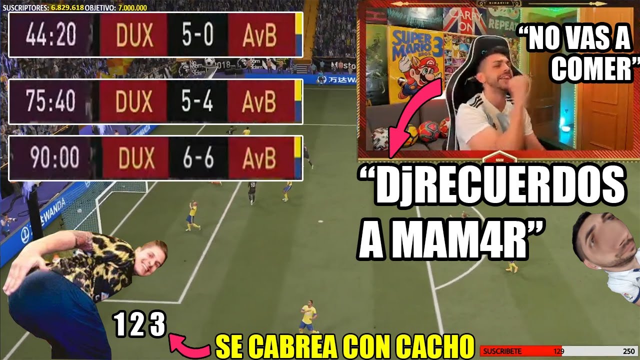 😂LE REMONTAN UN 5-0 A DjMaRiiO, ME MANDA A MAM4R Y SE CABREA CON CACHO😂
