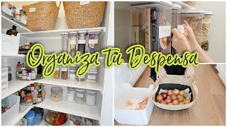 🤩 🌟GRAN ORGANIZACIÓN DEL ALACENA / DESPENSA | ORGANIZA CON CRISTAL | ORGANIZATION KITCHEN PANTRY⭐️