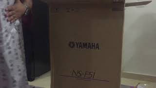 yamaha ns-f51 unnboxing yamaha ns-f51 unnboxing