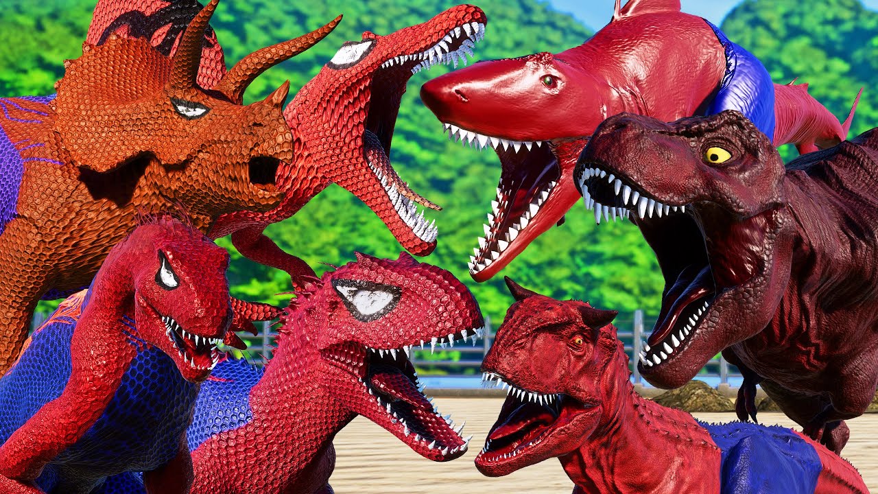 ALL RED HULK vs ALL SPIDER-MAN TEAM I SuperHero PRO Team!