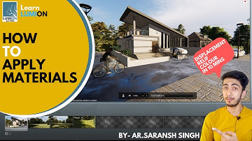 How to apply materials in Lumion 10 !!2020