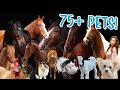 FEEDING ALL MY PETS IN ONE VIDEO! | 75+ ANIMALS