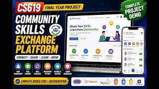 CS619 Community Skills Exchange Platform Final Year Project | Complete Source Code, Documentation