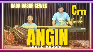 Angin karaoke - Lesti kejora nada cewek Cm versi koplo bajidor