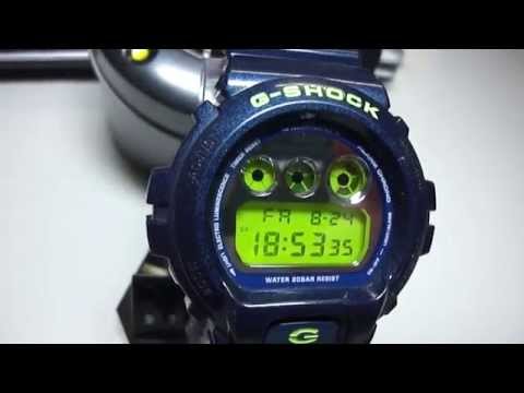 gshock dw6900 blue