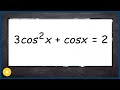 Exam Review How to determine the number of solutions for a trigonometric equation