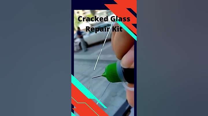 Repair Resin Cracked Glass Repair Kit,