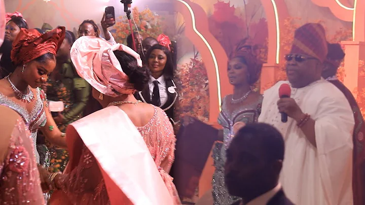 GOV. ADELEKE TURN TO MUSICIAN AT PRISCILLA AND JUMA JUX AT THEIR WEDDING CEREMONY